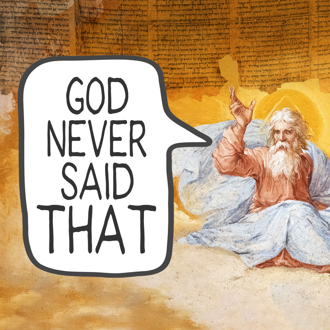 god never said that image